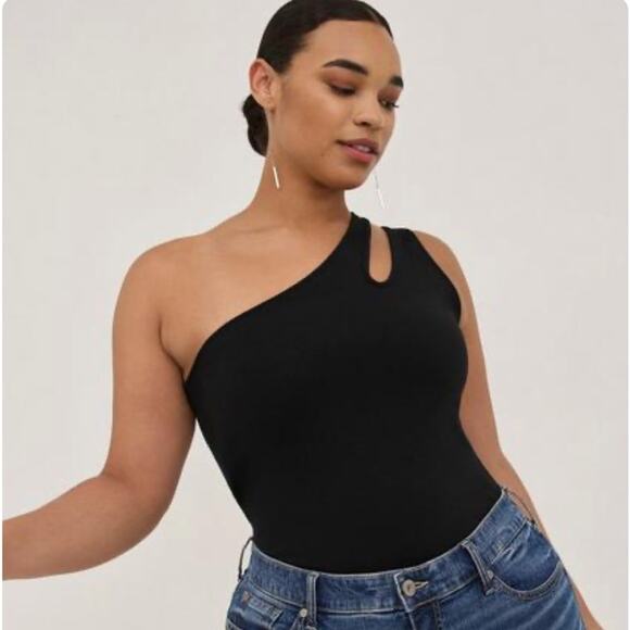 NEW Torrid One Shoulder Cutout Top Size 4X - Picture 4 of 10